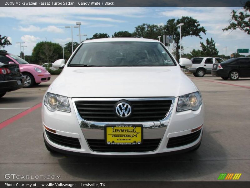 Candy White / Black 2008 Volkswagen Passat Turbo Sedan