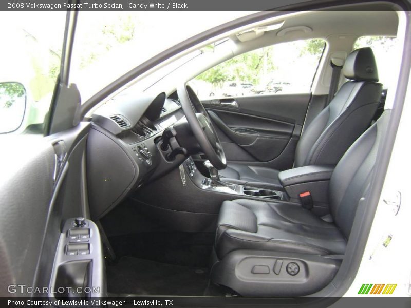 Candy White / Black 2008 Volkswagen Passat Turbo Sedan