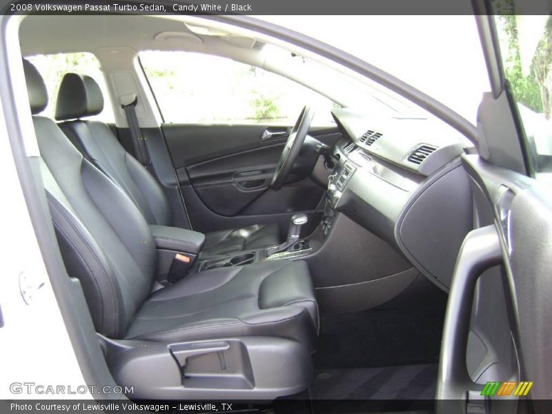 Candy White / Black 2008 Volkswagen Passat Turbo Sedan
