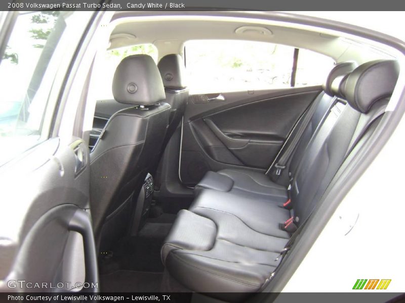 Candy White / Black 2008 Volkswagen Passat Turbo Sedan