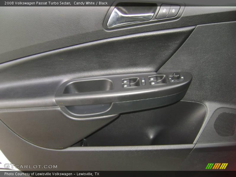 Candy White / Black 2008 Volkswagen Passat Turbo Sedan