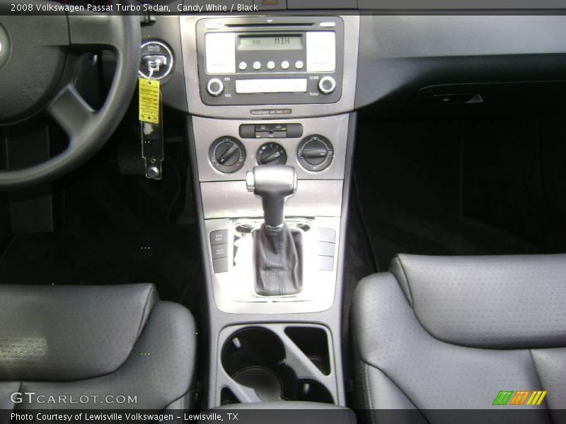 Candy White / Black 2008 Volkswagen Passat Turbo Sedan