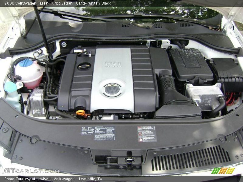Candy White / Black 2008 Volkswagen Passat Turbo Sedan