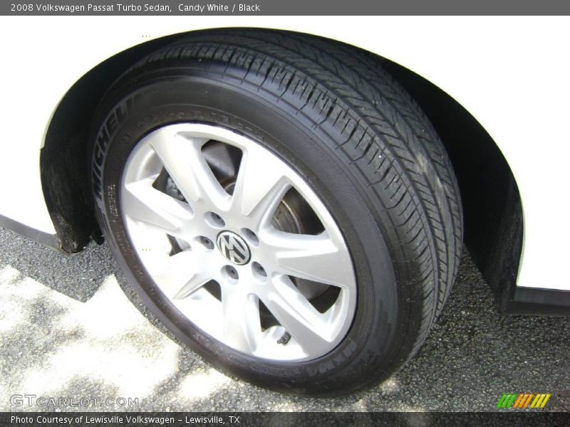 Candy White / Black 2008 Volkswagen Passat Turbo Sedan