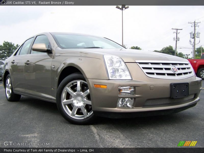 Radiant Bronze / Ebony 2006 Cadillac STS V6