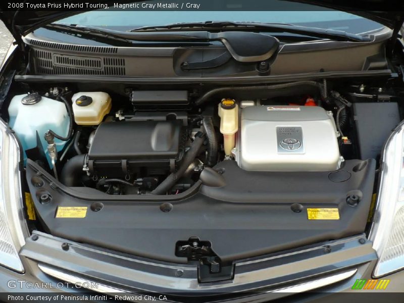 Magnetic Gray Metallic / Gray 2008 Toyota Prius Hybrid Touring