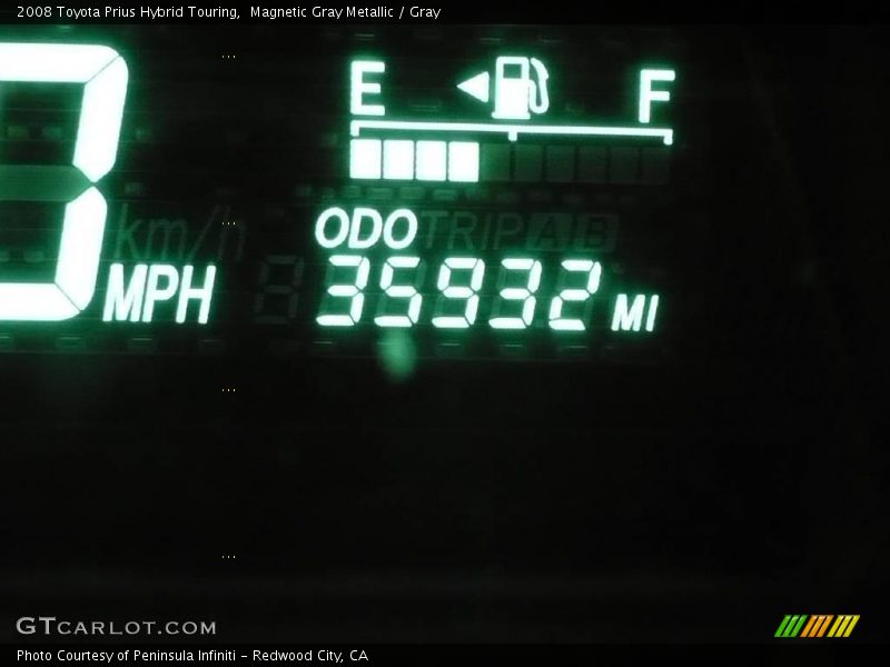 Magnetic Gray Metallic / Gray 2008 Toyota Prius Hybrid Touring