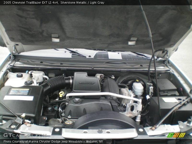 Silverstone Metallic / Light Gray 2005 Chevrolet TrailBlazer EXT LS 4x4