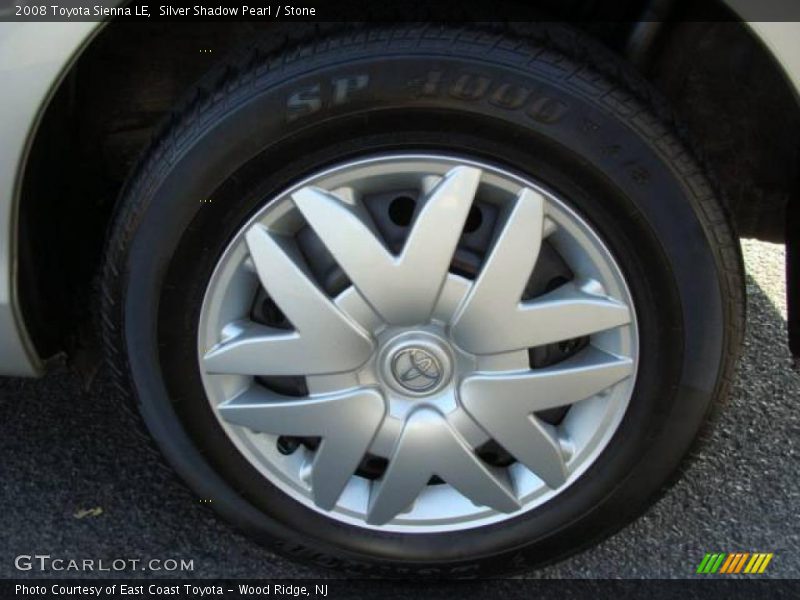 Silver Shadow Pearl / Stone 2008 Toyota Sienna LE