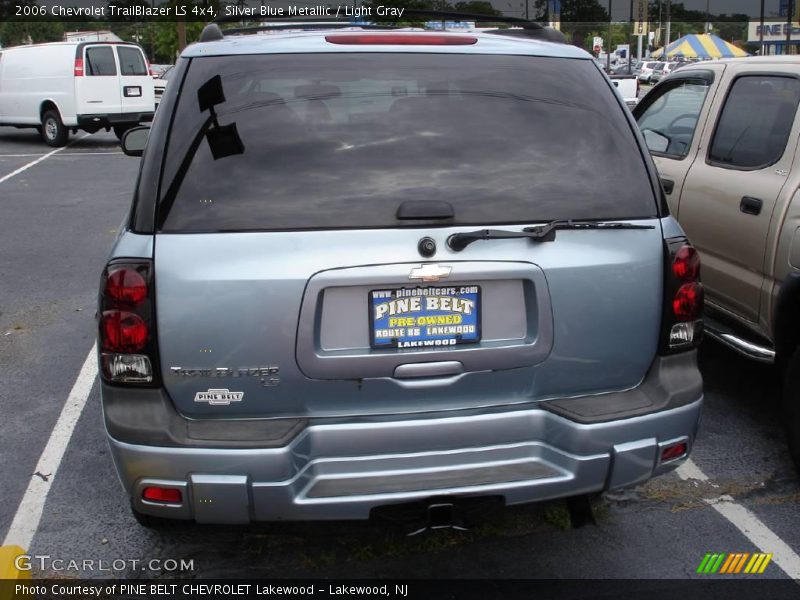 Silver Blue Metallic / Light Gray 2006 Chevrolet TrailBlazer LS 4x4