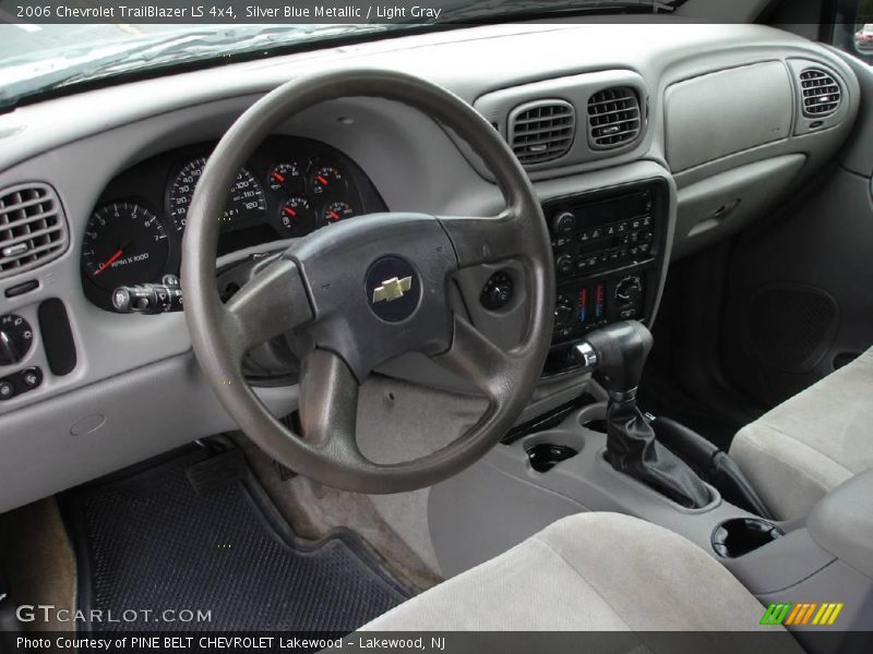 Silver Blue Metallic / Light Gray 2006 Chevrolet TrailBlazer LS 4x4