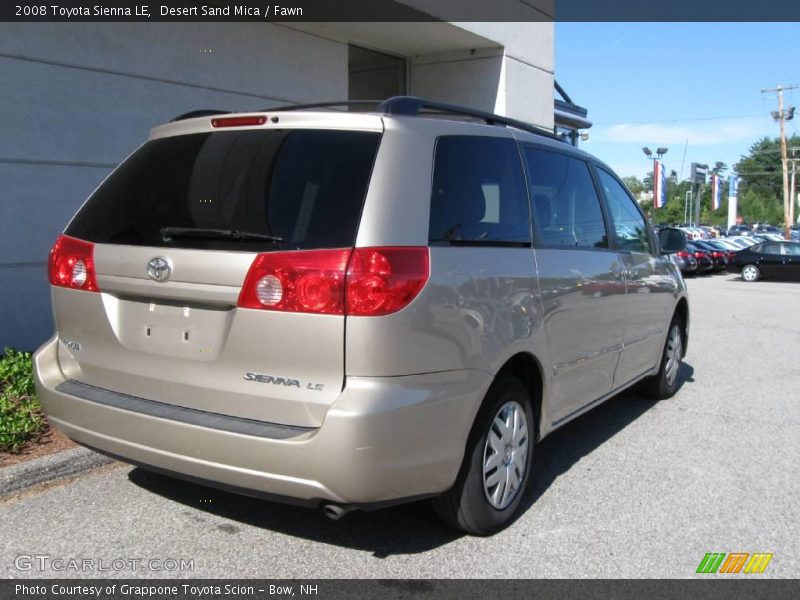 Desert Sand Mica / Fawn 2008 Toyota Sienna LE