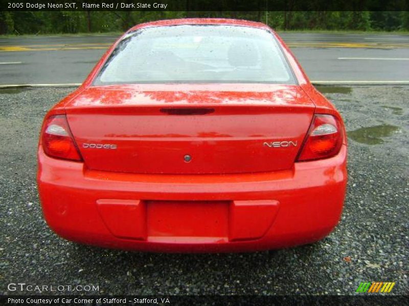 Flame Red / Dark Slate Gray 2005 Dodge Neon SXT