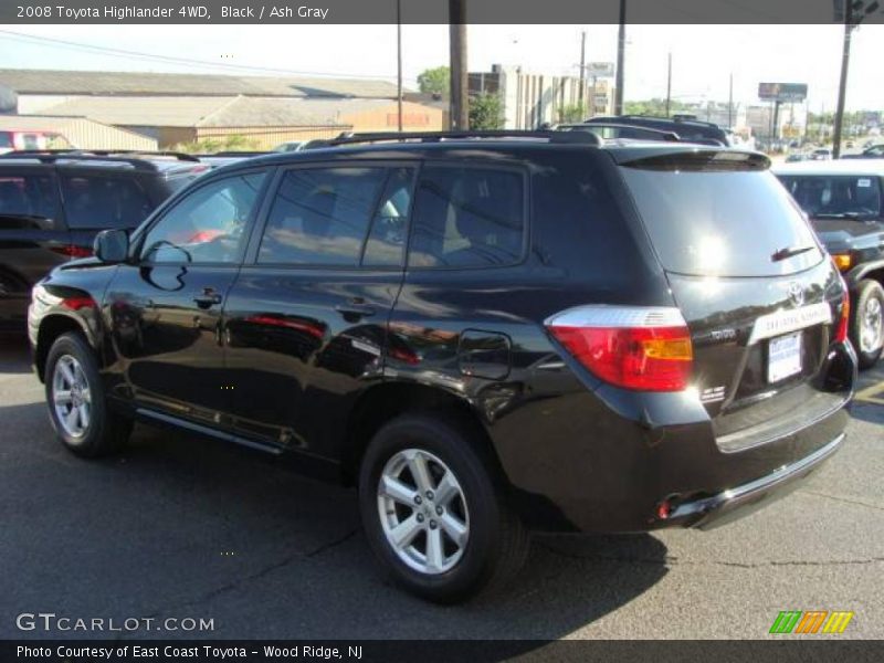 Black / Ash Gray 2008 Toyota Highlander 4WD