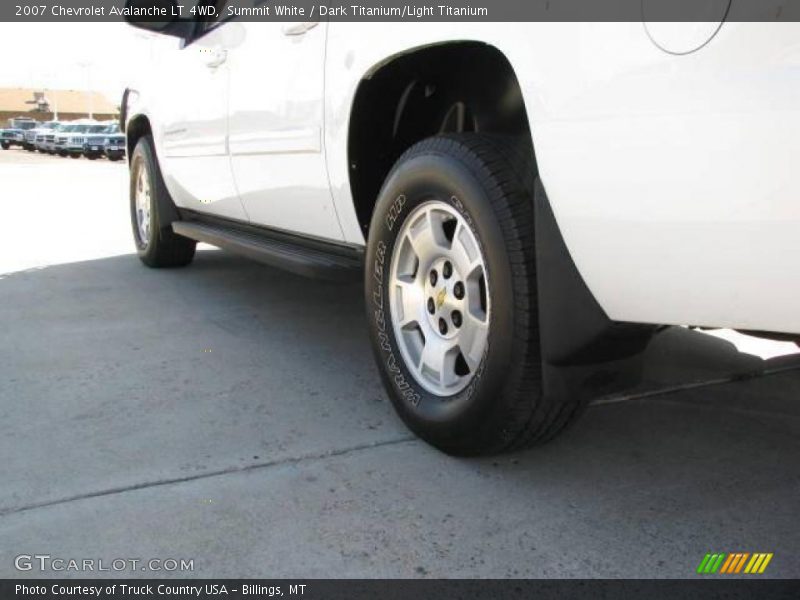 Summit White / Dark Titanium/Light Titanium 2007 Chevrolet Avalanche LT 4WD