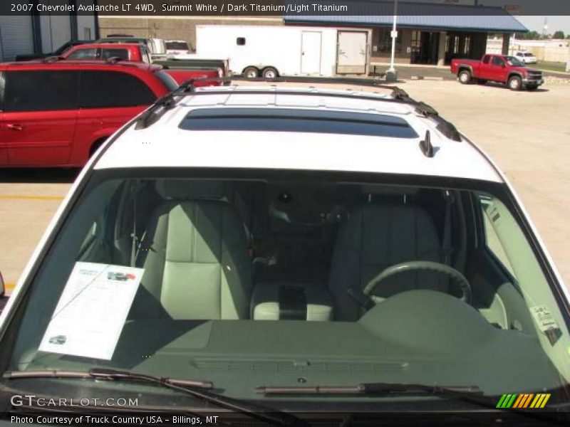 Summit White / Dark Titanium/Light Titanium 2007 Chevrolet Avalanche LT 4WD