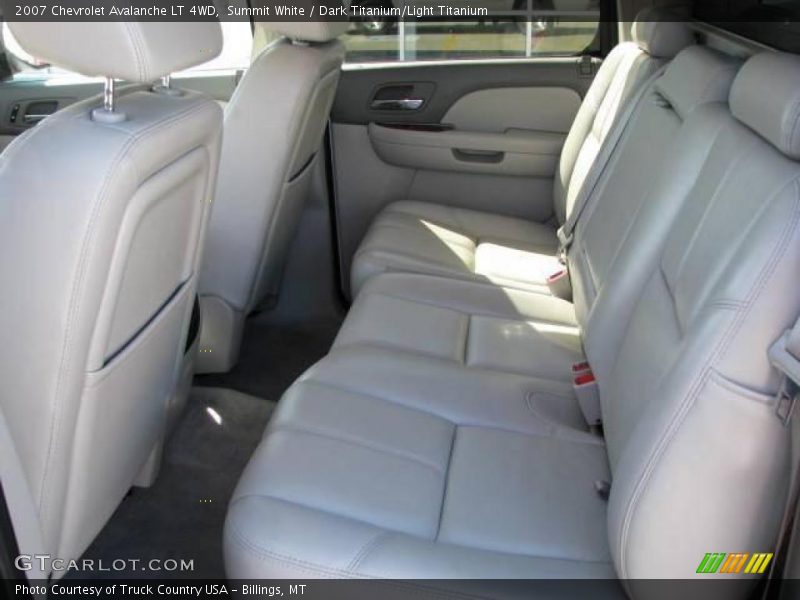 Summit White / Dark Titanium/Light Titanium 2007 Chevrolet Avalanche LT 4WD