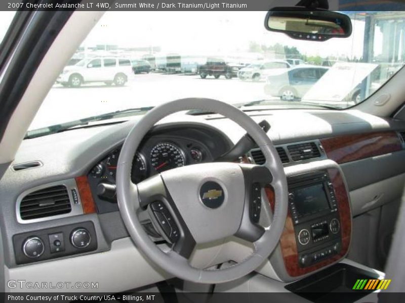 Summit White / Dark Titanium/Light Titanium 2007 Chevrolet Avalanche LT 4WD