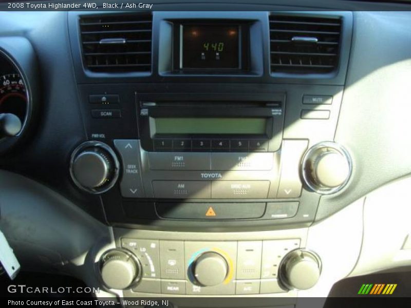 Black / Ash Gray 2008 Toyota Highlander 4WD