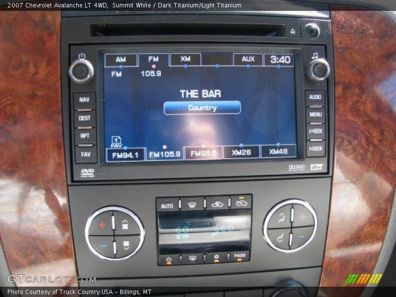 Summit White / Dark Titanium/Light Titanium 2007 Chevrolet Avalanche LT 4WD