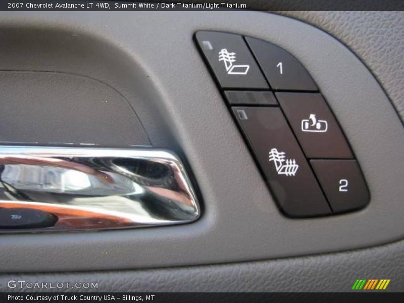 Summit White / Dark Titanium/Light Titanium 2007 Chevrolet Avalanche LT 4WD