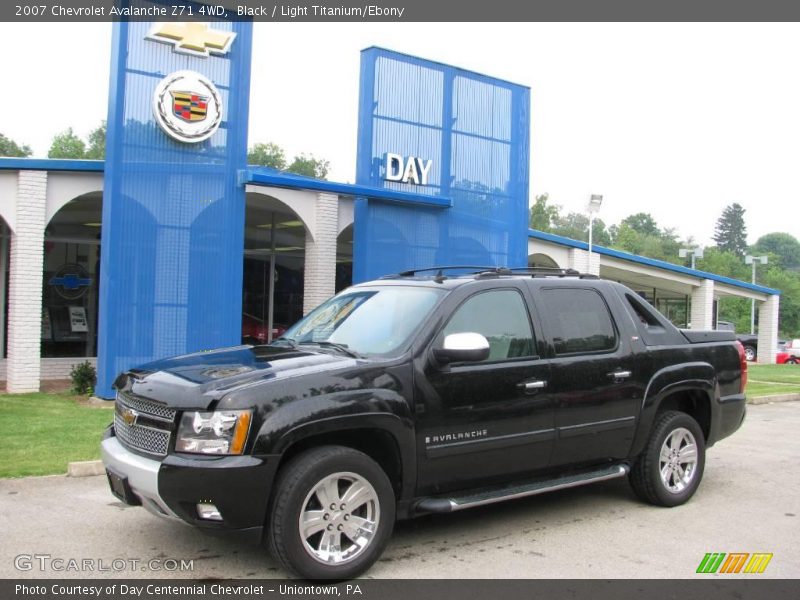 Black / Light Titanium/Ebony 2007 Chevrolet Avalanche Z71 4WD