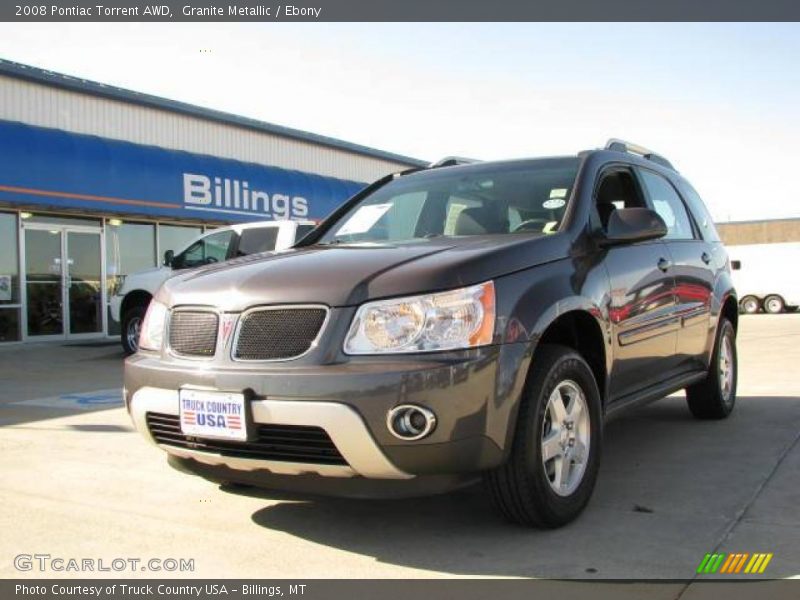 Granite Metallic / Ebony 2008 Pontiac Torrent AWD