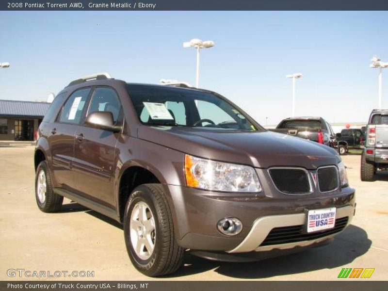 Granite Metallic / Ebony 2008 Pontiac Torrent AWD