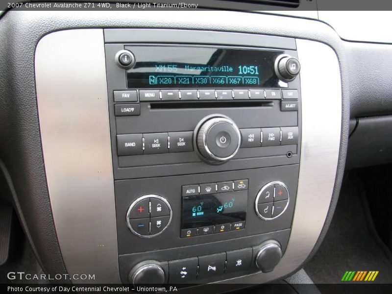 Black / Light Titanium/Ebony 2007 Chevrolet Avalanche Z71 4WD