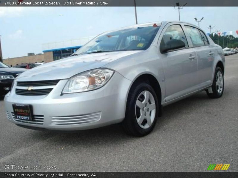 Ultra Silver Metallic / Gray 2008 Chevrolet Cobalt LS Sedan