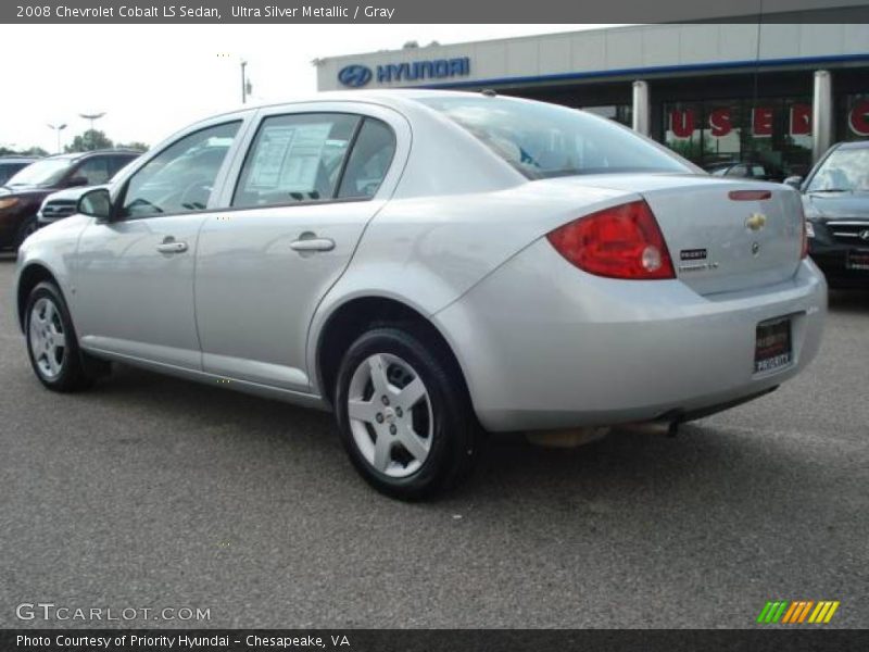 Ultra Silver Metallic / Gray 2008 Chevrolet Cobalt LS Sedan