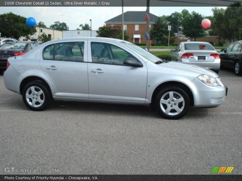 Ultra Silver Metallic / Gray 2008 Chevrolet Cobalt LS Sedan
