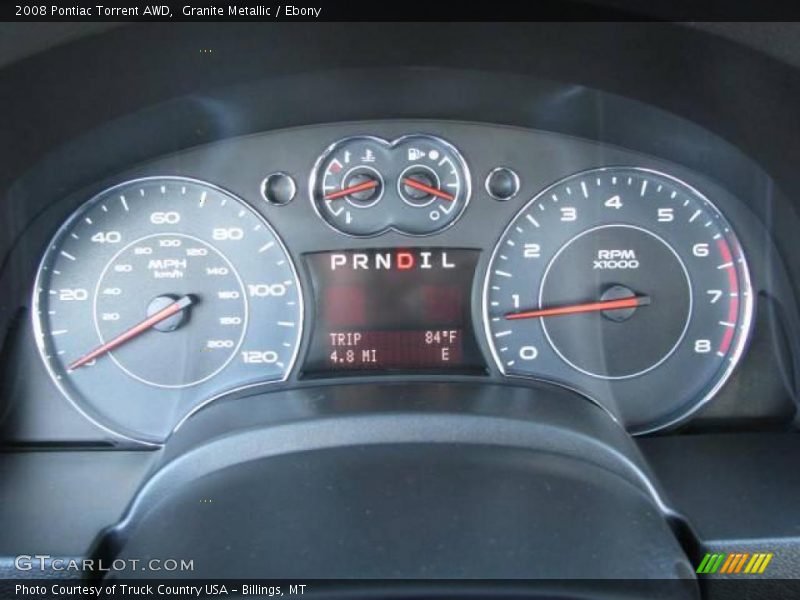 Granite Metallic / Ebony 2008 Pontiac Torrent AWD