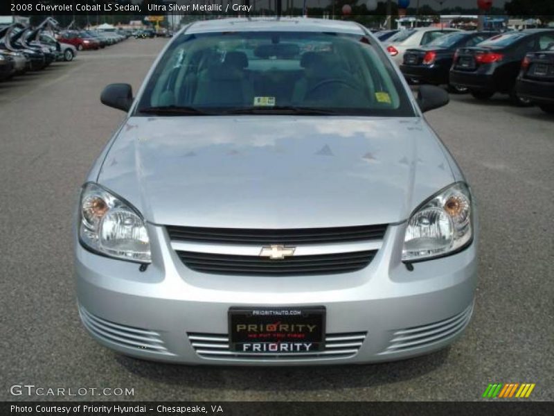 Ultra Silver Metallic / Gray 2008 Chevrolet Cobalt LS Sedan
