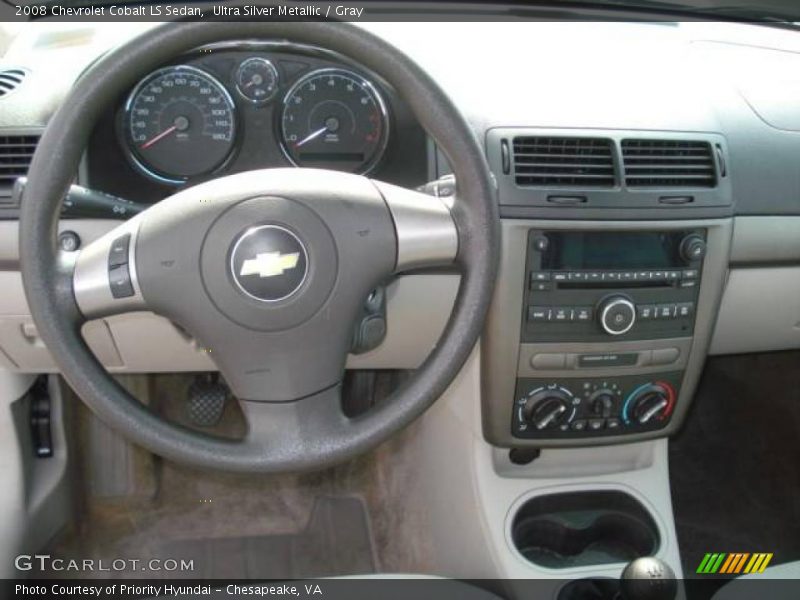 Ultra Silver Metallic / Gray 2008 Chevrolet Cobalt LS Sedan