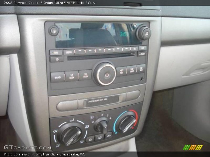 Ultra Silver Metallic / Gray 2008 Chevrolet Cobalt LS Sedan