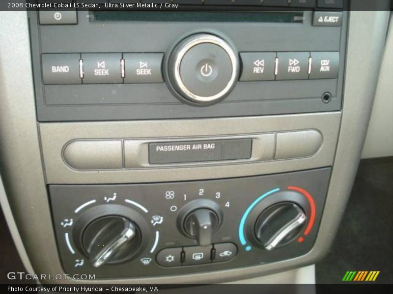 Ultra Silver Metallic / Gray 2008 Chevrolet Cobalt LS Sedan
