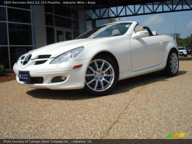 Alabaster White / Beige 2006 Mercedes-Benz SLK 350 Roadster