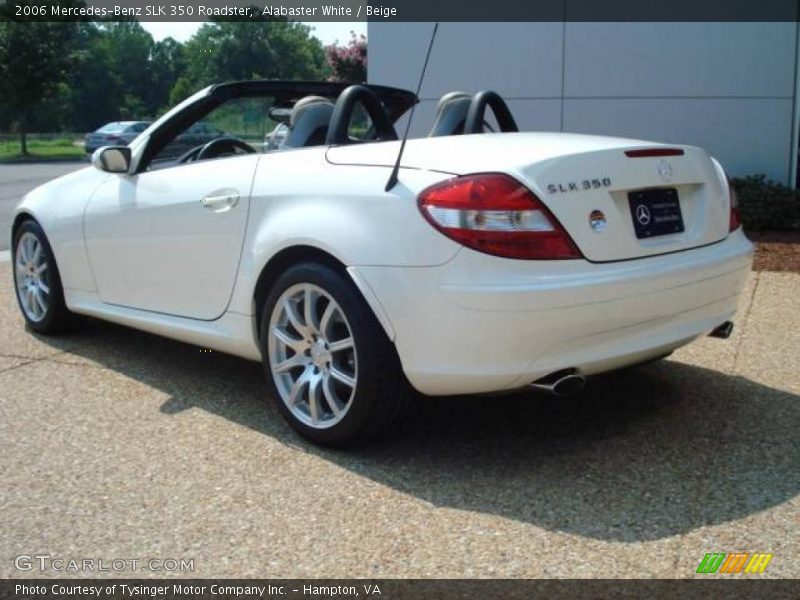 Alabaster White / Beige 2006 Mercedes-Benz SLK 350 Roadster