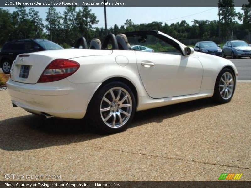 Alabaster White / Beige 2006 Mercedes-Benz SLK 350 Roadster