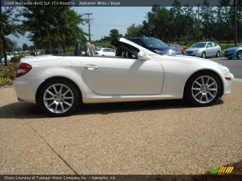 Alabaster White / Beige 2006 Mercedes-Benz SLK 350 Roadster