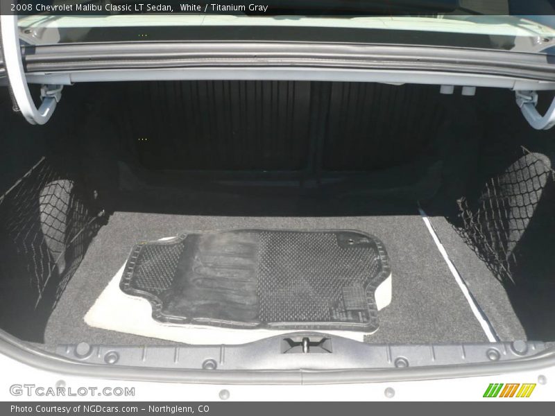 White / Titanium Gray 2008 Chevrolet Malibu Classic LT Sedan