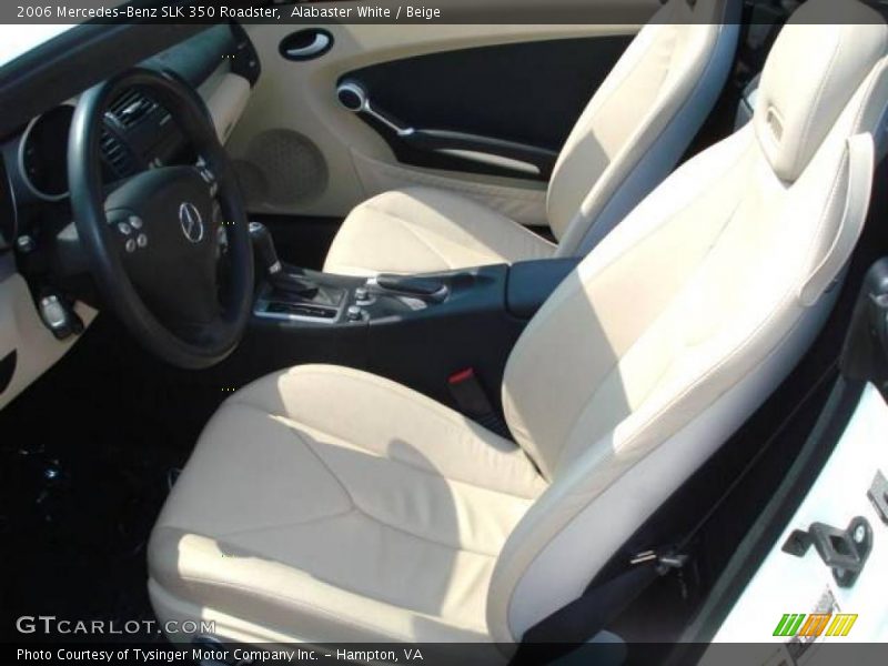 Alabaster White / Beige 2006 Mercedes-Benz SLK 350 Roadster