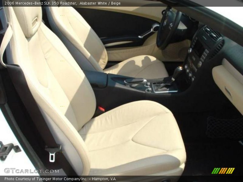 Alabaster White / Beige 2006 Mercedes-Benz SLK 350 Roadster