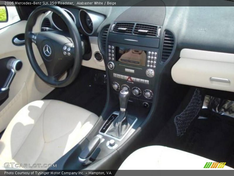 Alabaster White / Beige 2006 Mercedes-Benz SLK 350 Roadster