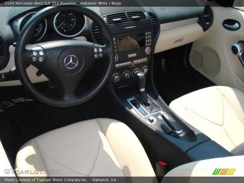Alabaster White / Beige 2006 Mercedes-Benz SLK 350 Roadster