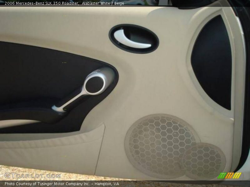 Alabaster White / Beige 2006 Mercedes-Benz SLK 350 Roadster