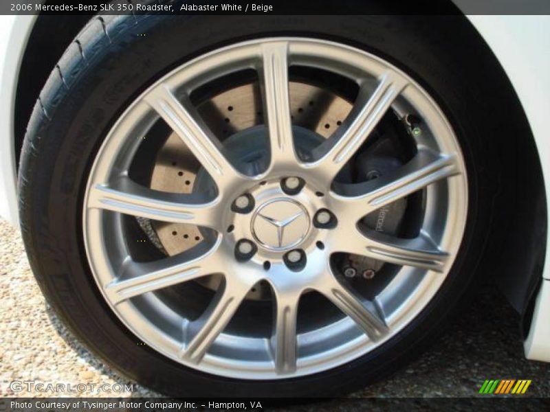 Alabaster White / Beige 2006 Mercedes-Benz SLK 350 Roadster