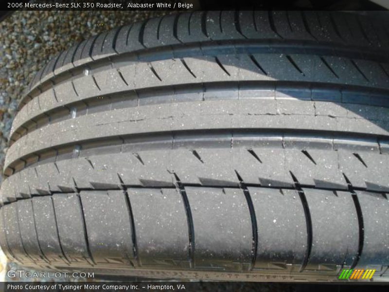 Alabaster White / Beige 2006 Mercedes-Benz SLK 350 Roadster