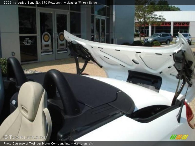 Alabaster White / Beige 2006 Mercedes-Benz SLK 350 Roadster